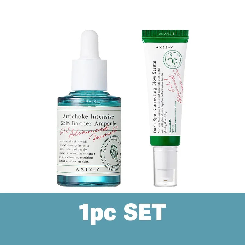 Ampolla de barrera intensiva para la piel de alcachofa Axis-y de 30ml, reparación coreana para el cuidado de la piel, estimula la piel con propiedades antioxidantes, cuidado facial